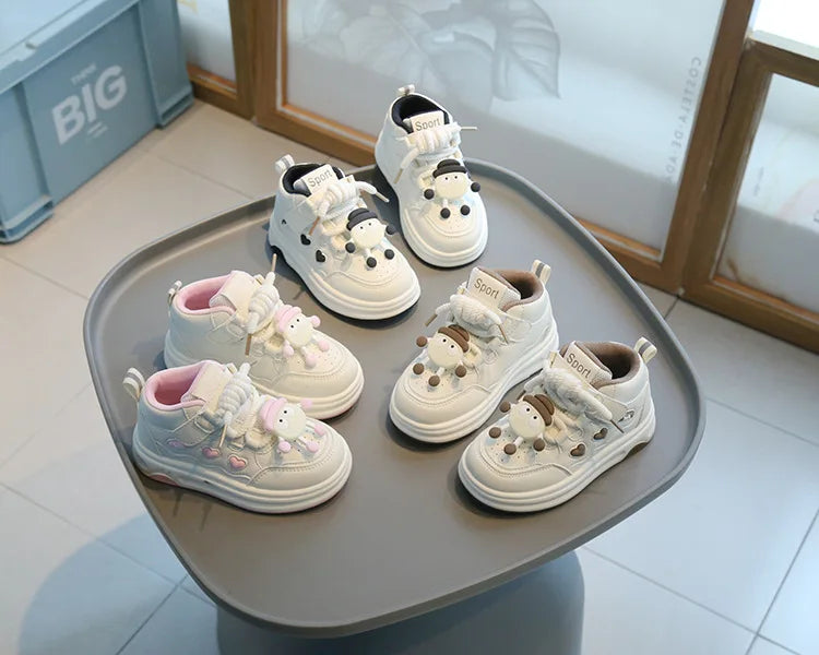 Kids Cartoon Casual Shoes Fashionable Children's Sneakers Boys and Girls Non-slip Sports Shoes Outdoor Non-slip Breathable Shoes