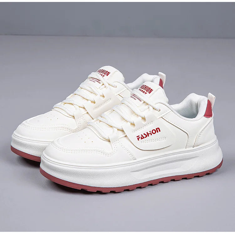 Comfortable Women's Sneakers 2026 New White Sneakers For Ladies Casual Shoes Women Fashion Flat Female Platform Shoes Woman