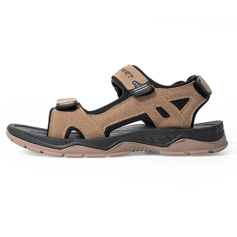 Men's Summer Beach Sandals Holiday Breathable Water Shoes Male Retro Comfortable Quick Drying Casual Sandals