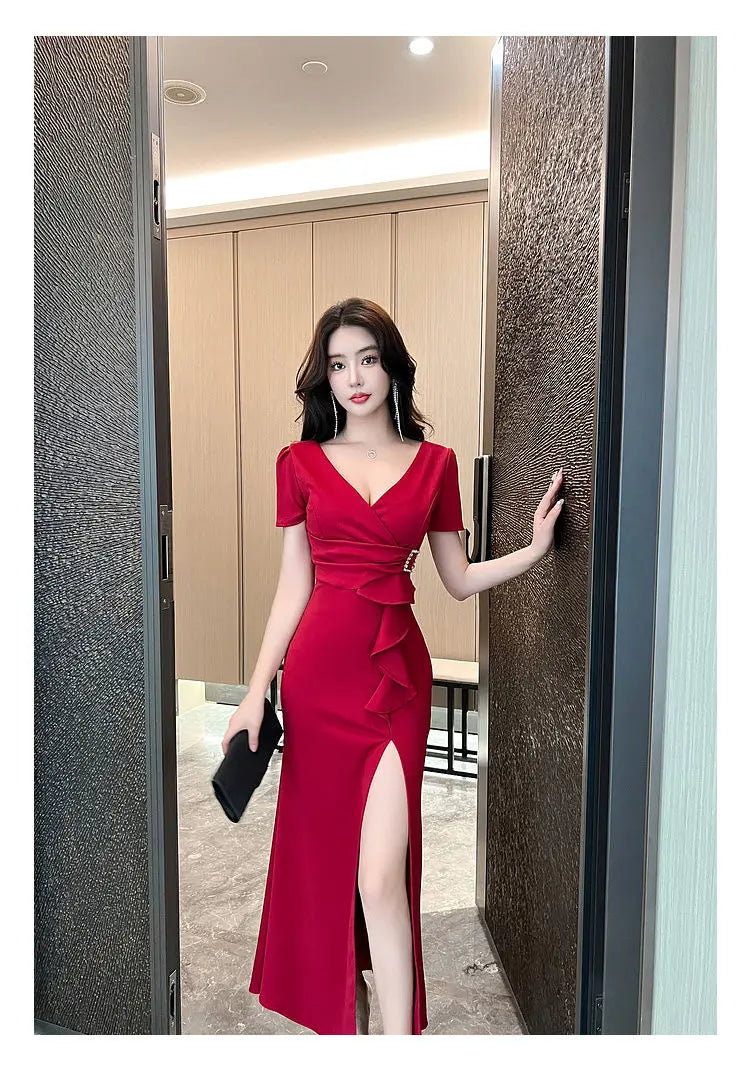Sexy Evening Dress for Women in 2025 Slim and Slim Nightclub