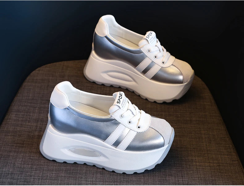 Best-selling High Quality New Shallow Mouth Increase Thick Sole Breathable Platform Casual Shoes