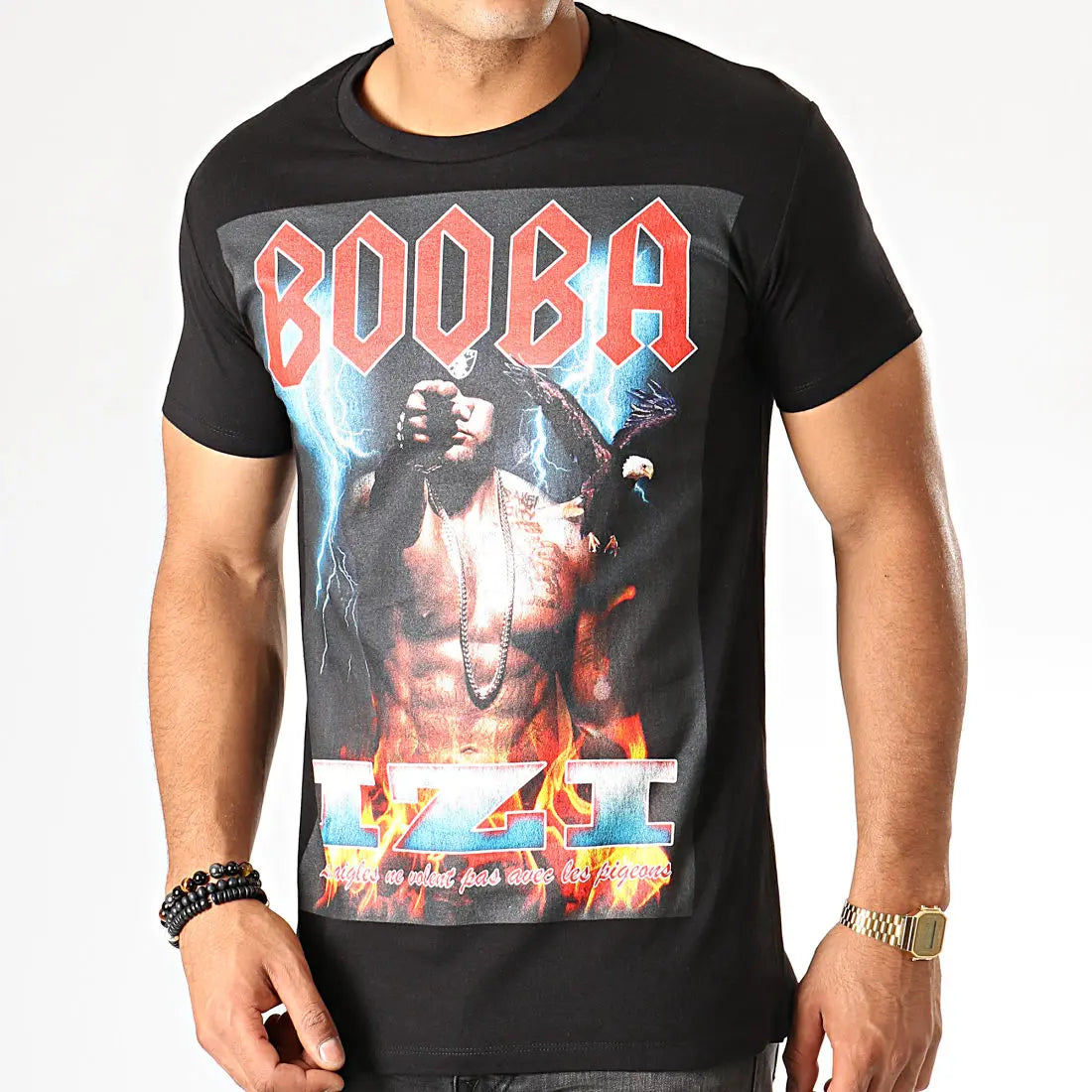 New B2O T-shirts Men Fashion Cotton BOOBA Printed Short Sleeve T Shirt Women Casual Harajuku Streetwear Tee Tops Men Clothing
