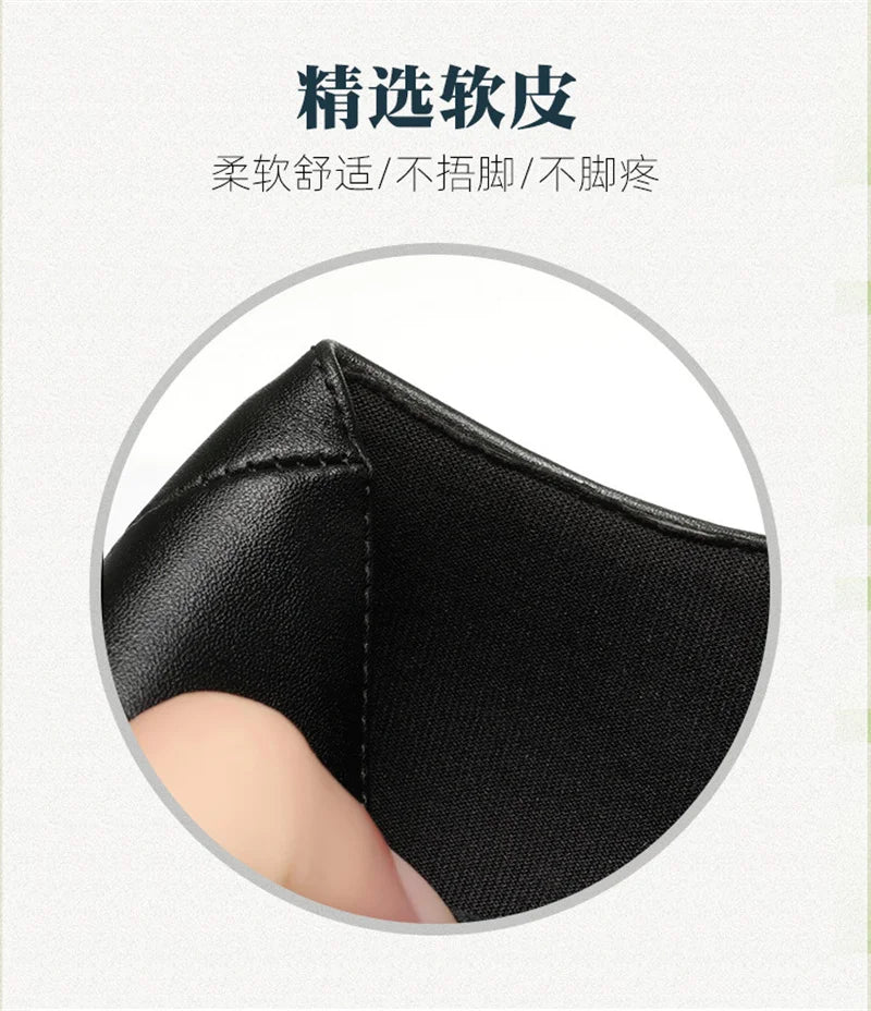 Temperament Fashionable And Versatile Deep Mouth Spring And Autumn Comfortable High Heels Soft Sole Soft Side Single Shoes
