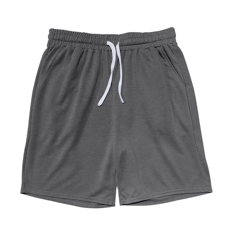 New 2026 Summer Men's Two Piece Sets Casual Loose Short Sleeve O Neck Tees and Shorts Tracksuits Men Stylish Solid Color Suits