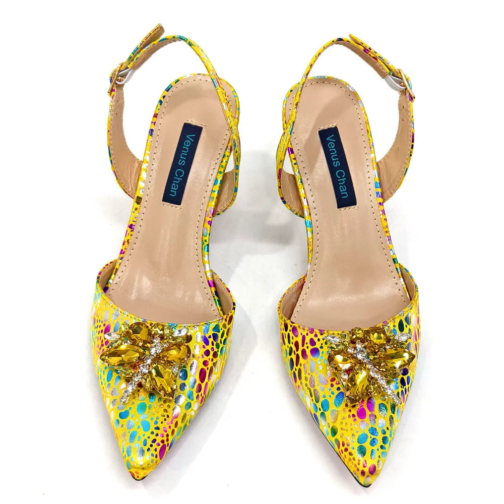 Italian Design African Ladies Party Shoes and Bag Nigerian Fashion Lace Mini Bags and High Heel Pointed Shoes