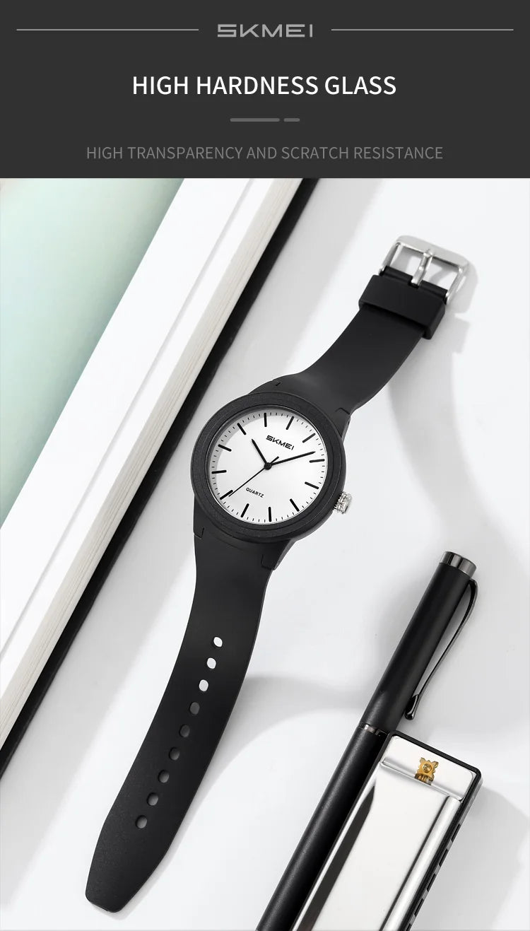SKMEI 2469 Men Fashion Simple Waterproof Watches Ultralight Sports Quartz Mens Wristwatches Shockproof Clock 2108 Reloj Hombre