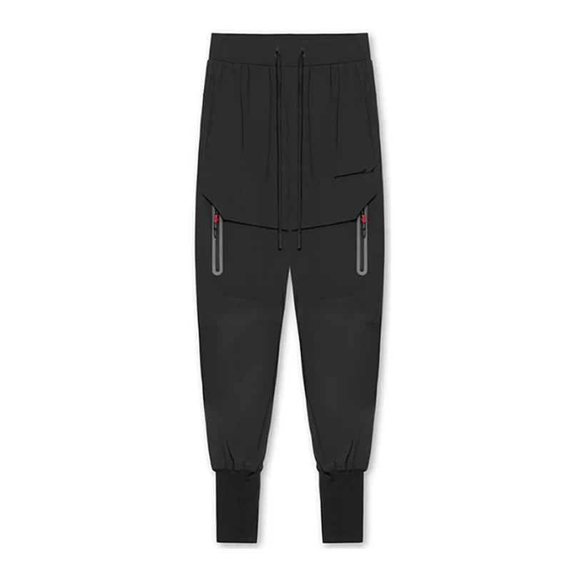 Mens Summer Quick Dry Streetwear Trousers Man Running Joggers Pants Sweatpants Bodybuilding Sports Compression Trackpants