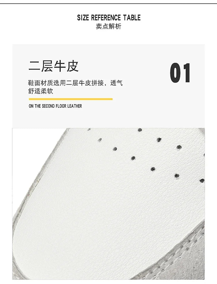 Genuine Leather Height Increasing Elevator Shoes Men Woman Height Increase Shoes 6cm 8cm 10cm Man Sneakers Sport Casual Shoes