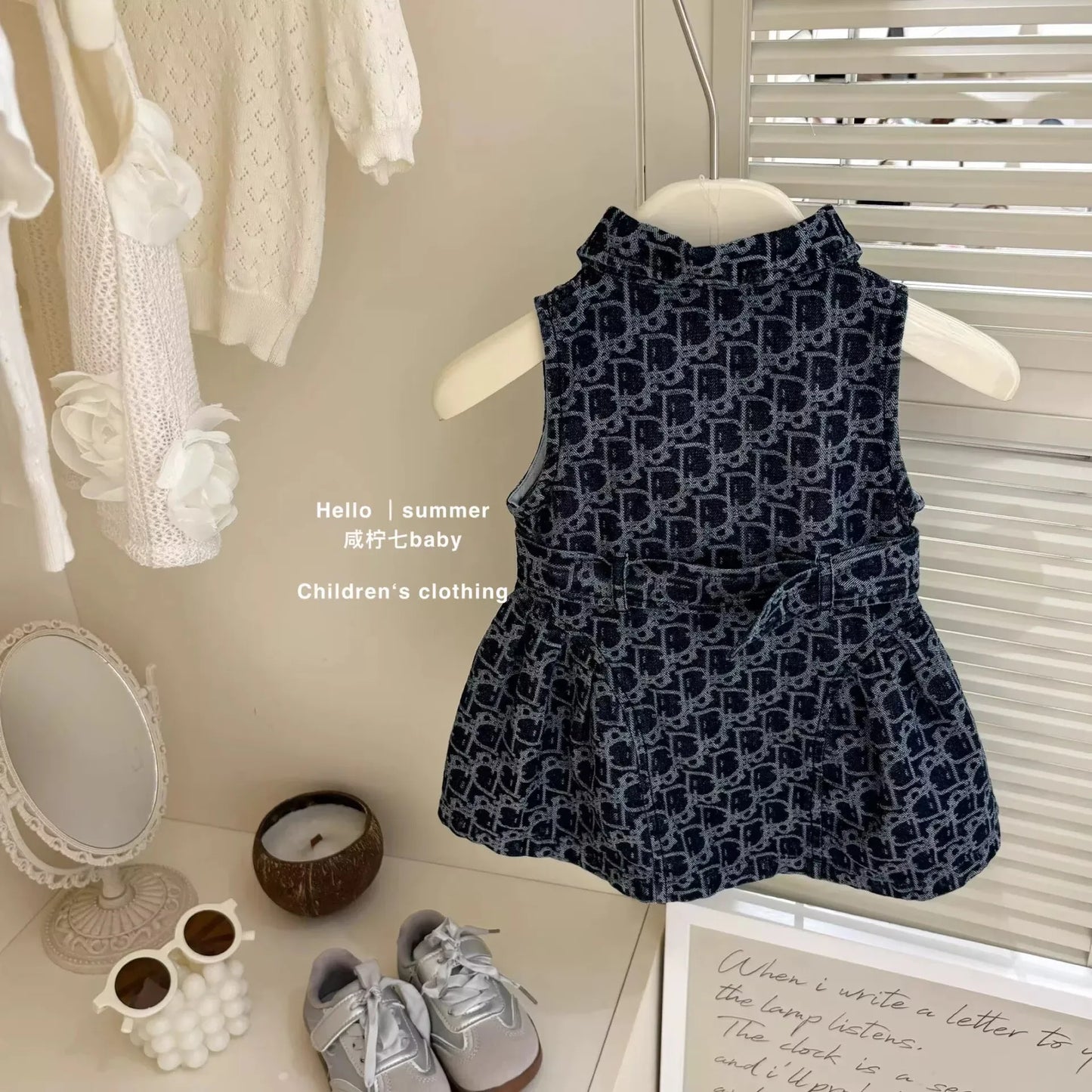 Girls Casual Dresses Lovely kids baby children toddler summer dress new style thin pretty girls outfit