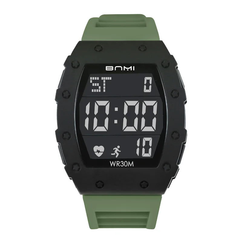 2025 Man Digital Watch Outdoor Sports Multifunctional Waterproof Shock Luminous LED Military Electronics Watch High-end Luxury
