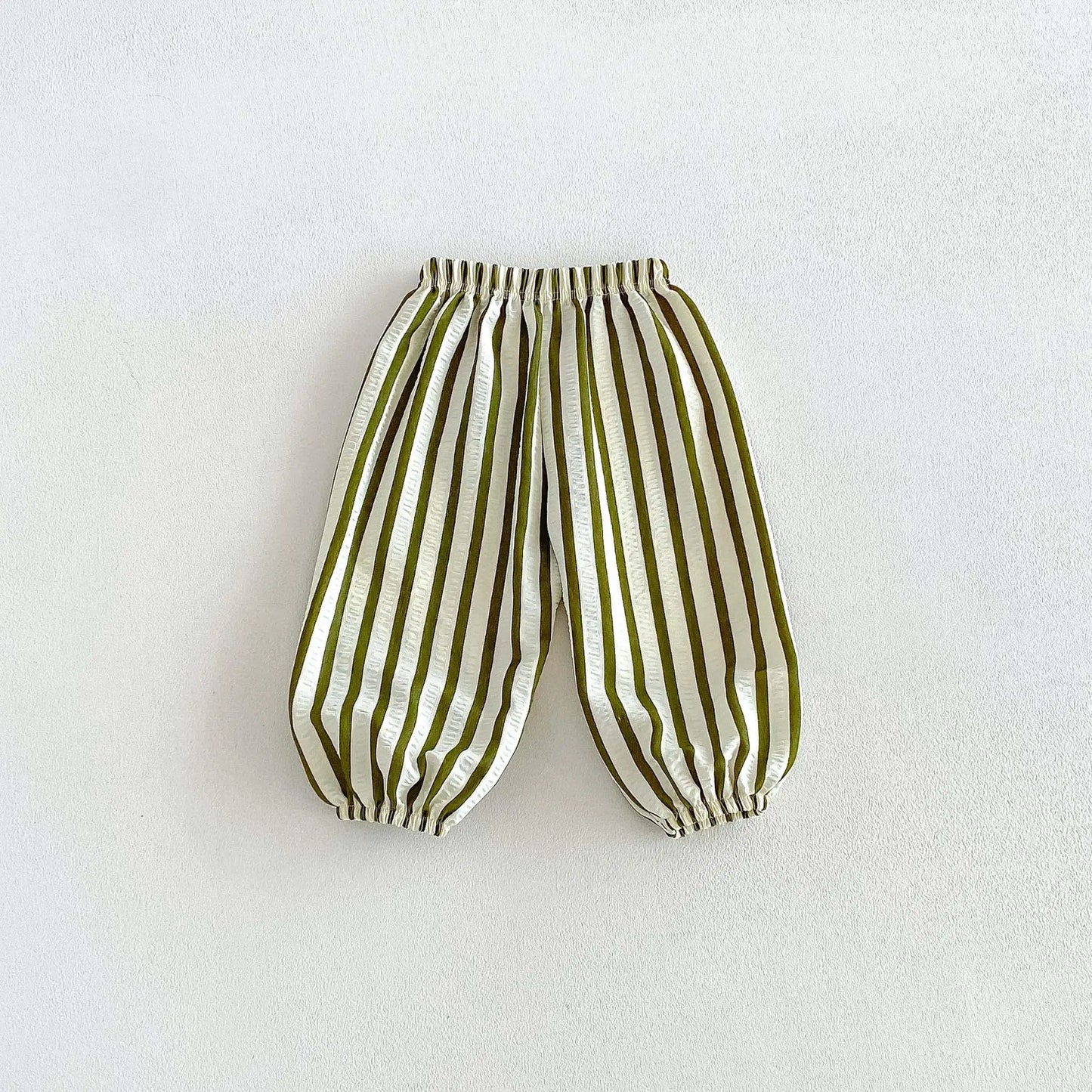 Child Casual Pants Trendy Striped Pants Outer Wear Baby Boys Fashion Spring Summer Clothes Infant New Style New Design Trousers