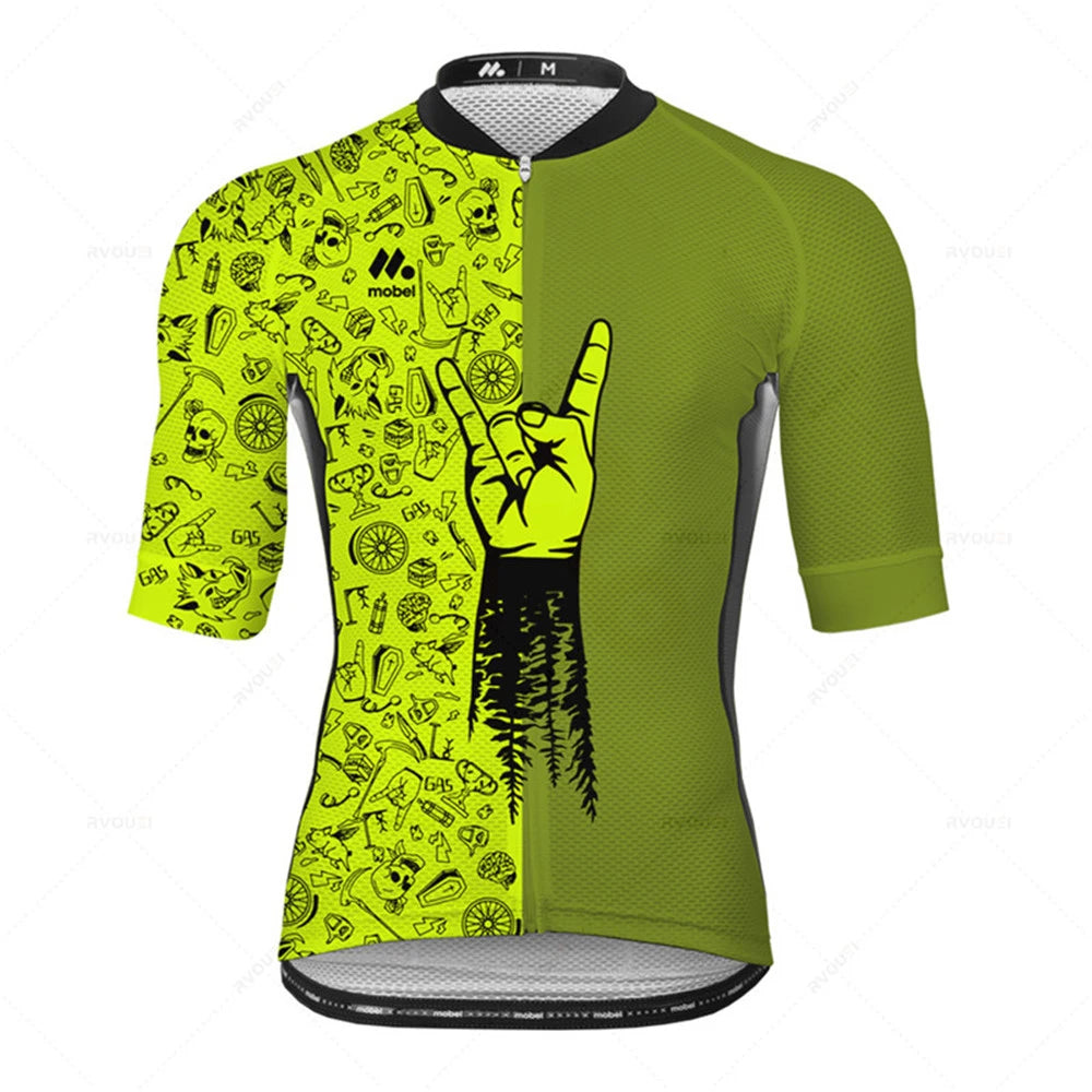 Cycling Jersey Set Team Racing Bike Clothes Summer Mountain Bicycle Clothing Men's Sports Mallot Ciclismo Hombre Fashion Clothes
