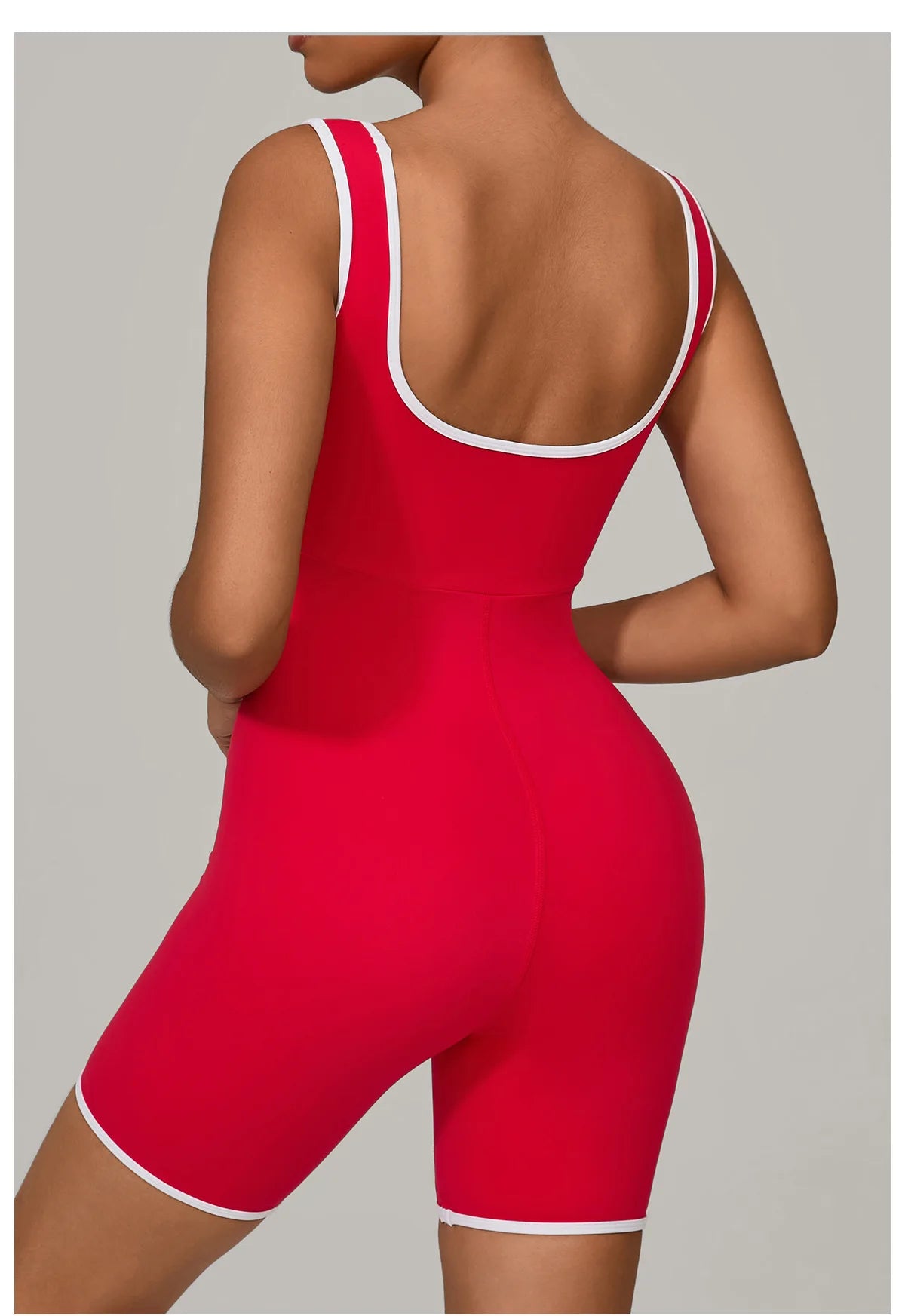 Jumpsuits Women Tracksuit One-Piece Suit Color Blocked Rompers Yoga Set Gym Push Up Workout Clothes Fitness Bodysuit Sportswear