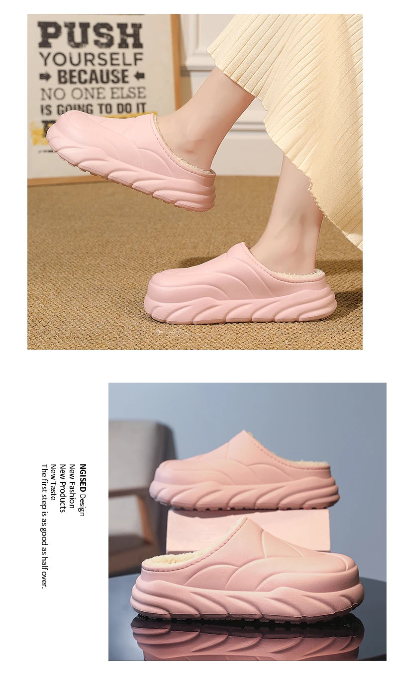 Winter Plush Slippers Unisex Unisex Home Sandals Women Orginal Indoor Flat Shoes Soft Men Fashion High Quality Non Slip Bedroom