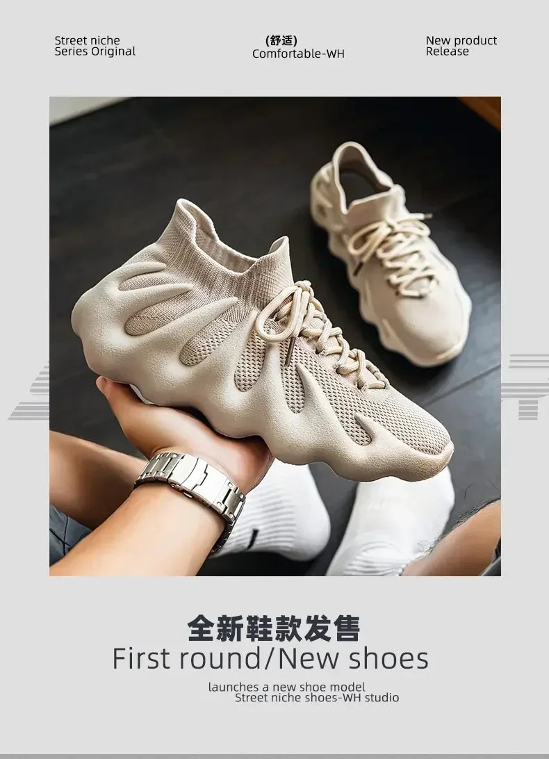 Men Sports Running Jogging Shoes Summer Casual Sneakers Outdoor Breathable Mesh For Women Light Shock-absorption Black Tennis