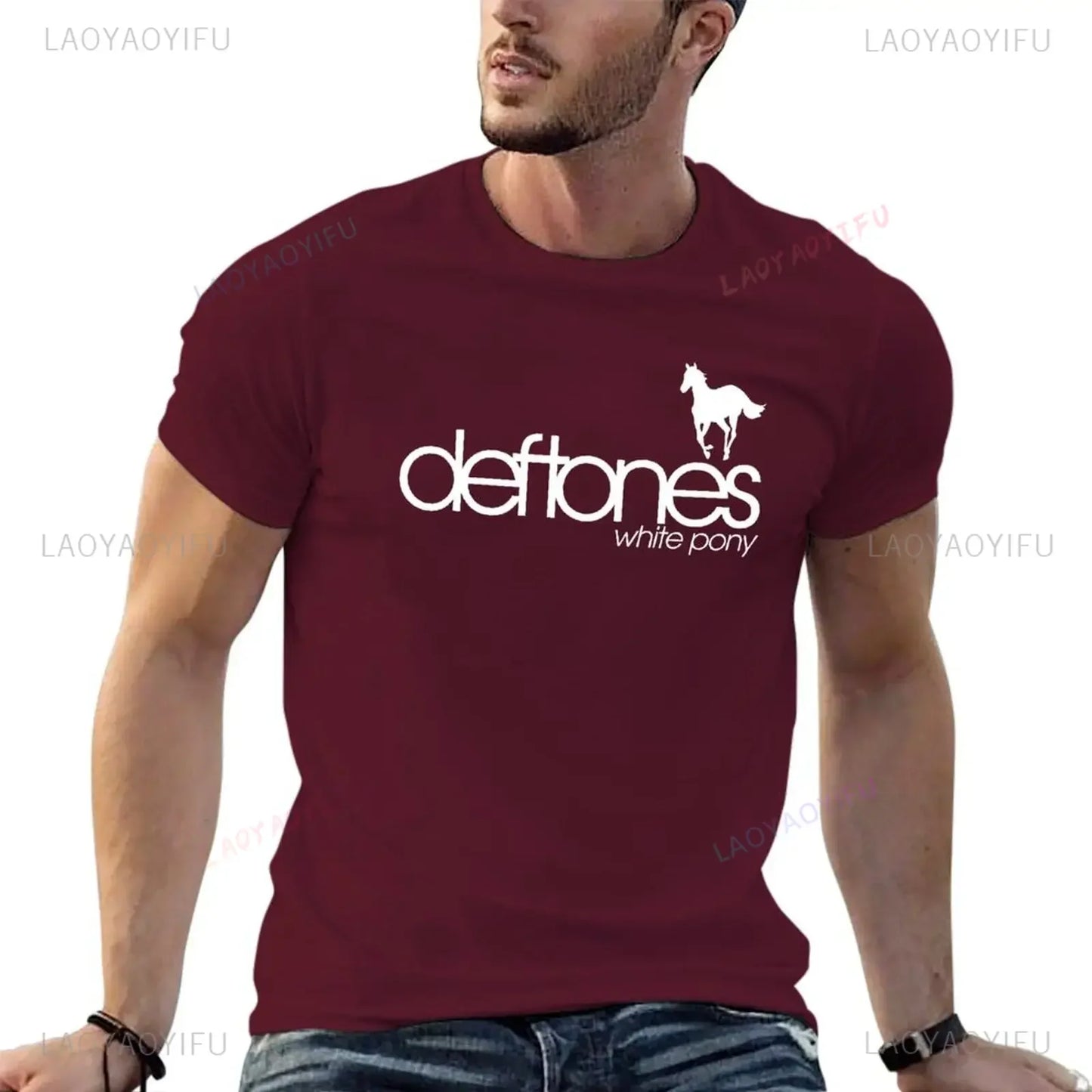 Deftones Band White Pony Adrenaline Grunge Graphic Unisex T-Shirt 90s Retro Alternative Metal Streetwear Concert Merch