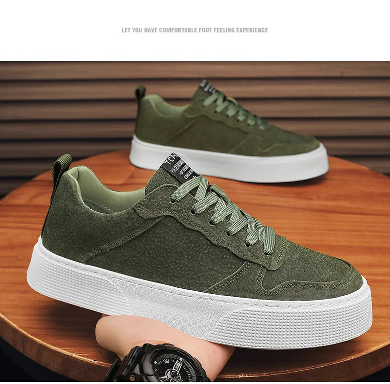 Board Shoes for Men Trendy Flat Shoes Lightweight Comfortable Sports Men Shoes Soft Outdoor Walking Shoe Zapatos Para Hombres