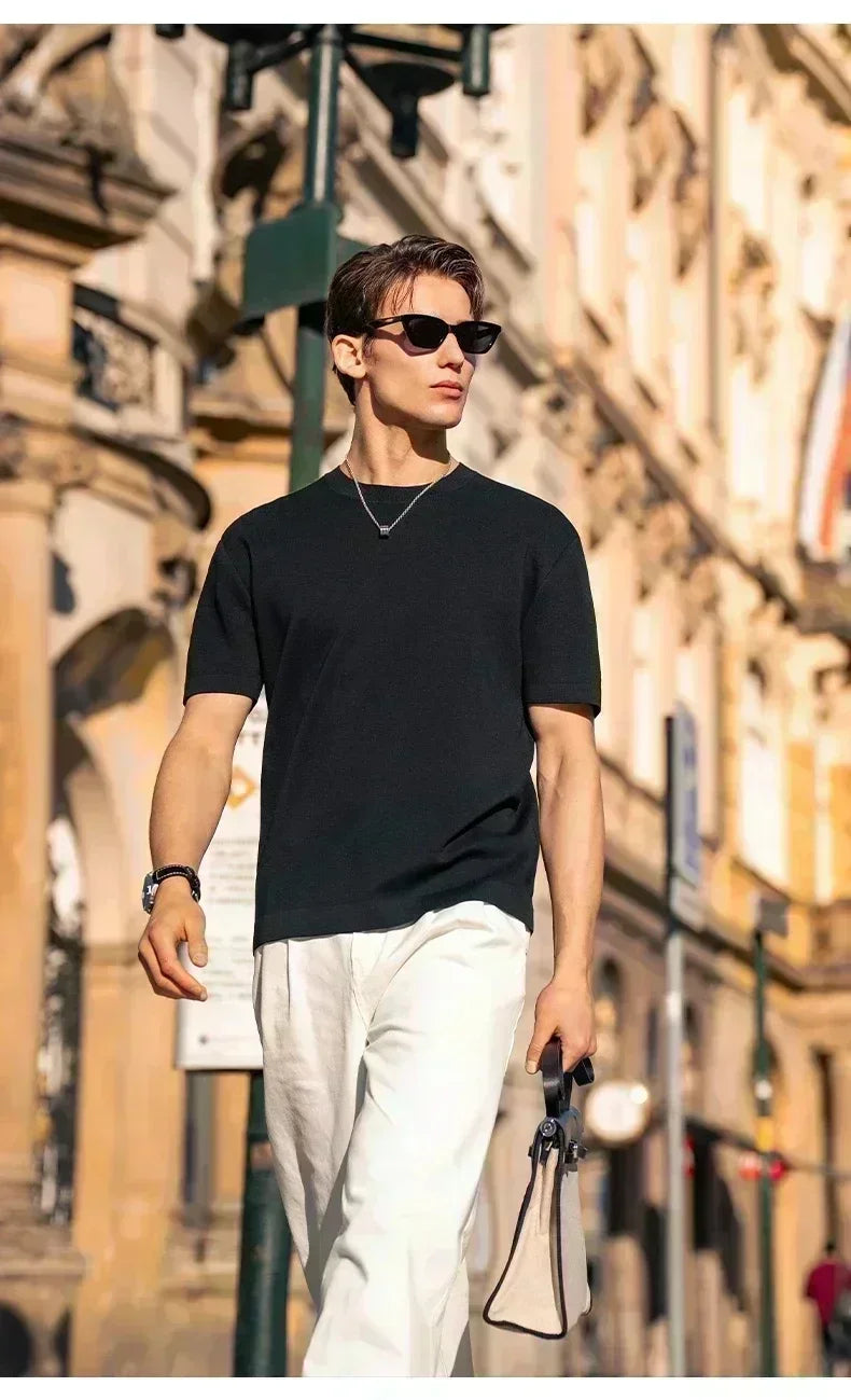 Summer Men's MJ Michael Jackson Printed Cotton Neutral O-Neck Short Sleeve Men's and Women's Fashion Hip Hop T-shirt Fan Gift