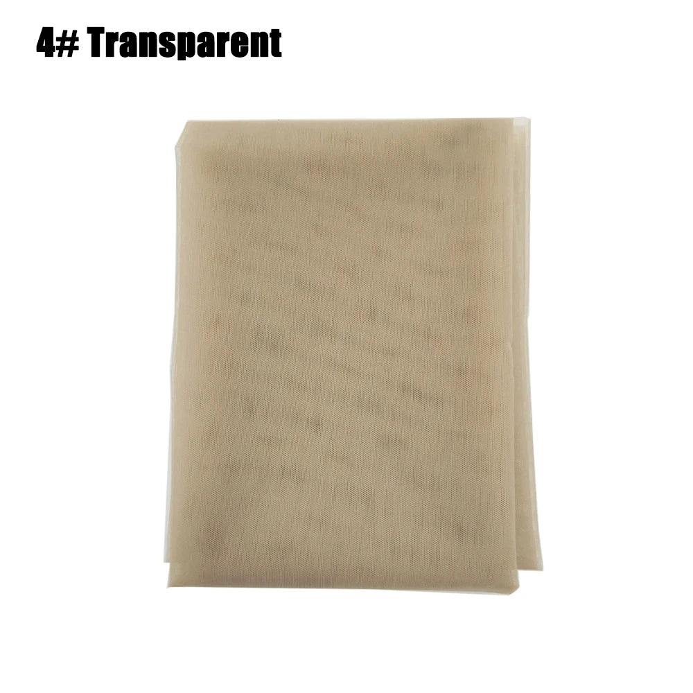 1/4 Yard Hair Weaving Netting Top Swiss Lace Material Basement Foundation Toupee Frontal Closure Net For Making Wigs