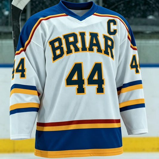 Off Campus BRIAR Briar University Hockey Jersey GRAHAM 44 Fashion Sportswear Unisex Casual Breathable Loose Long Sleeve Tops Tee