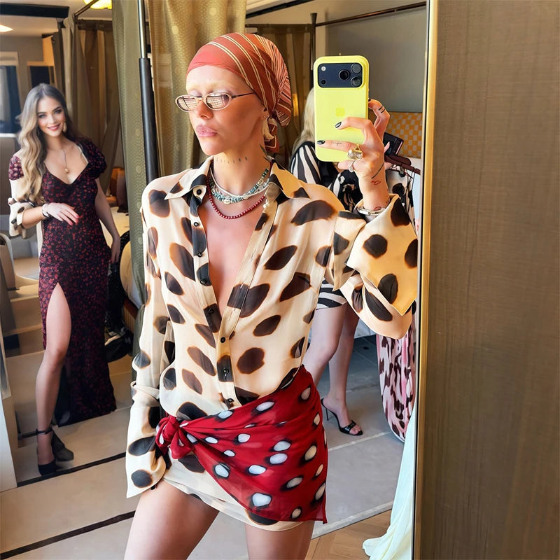 Retro Polka Dot Sling Maxi Dress Woman Sexy U-neck Sleeveless Waist-cinching Bodycon Dresses 2026 Summer Party Vacation Robes