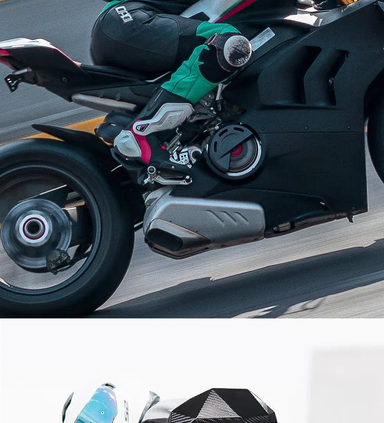 LED Motorcycle Rider Backpack Eyes Glow pattern carbon fiber texture helmet locomotive backpack school bag Moto Laptop backpack