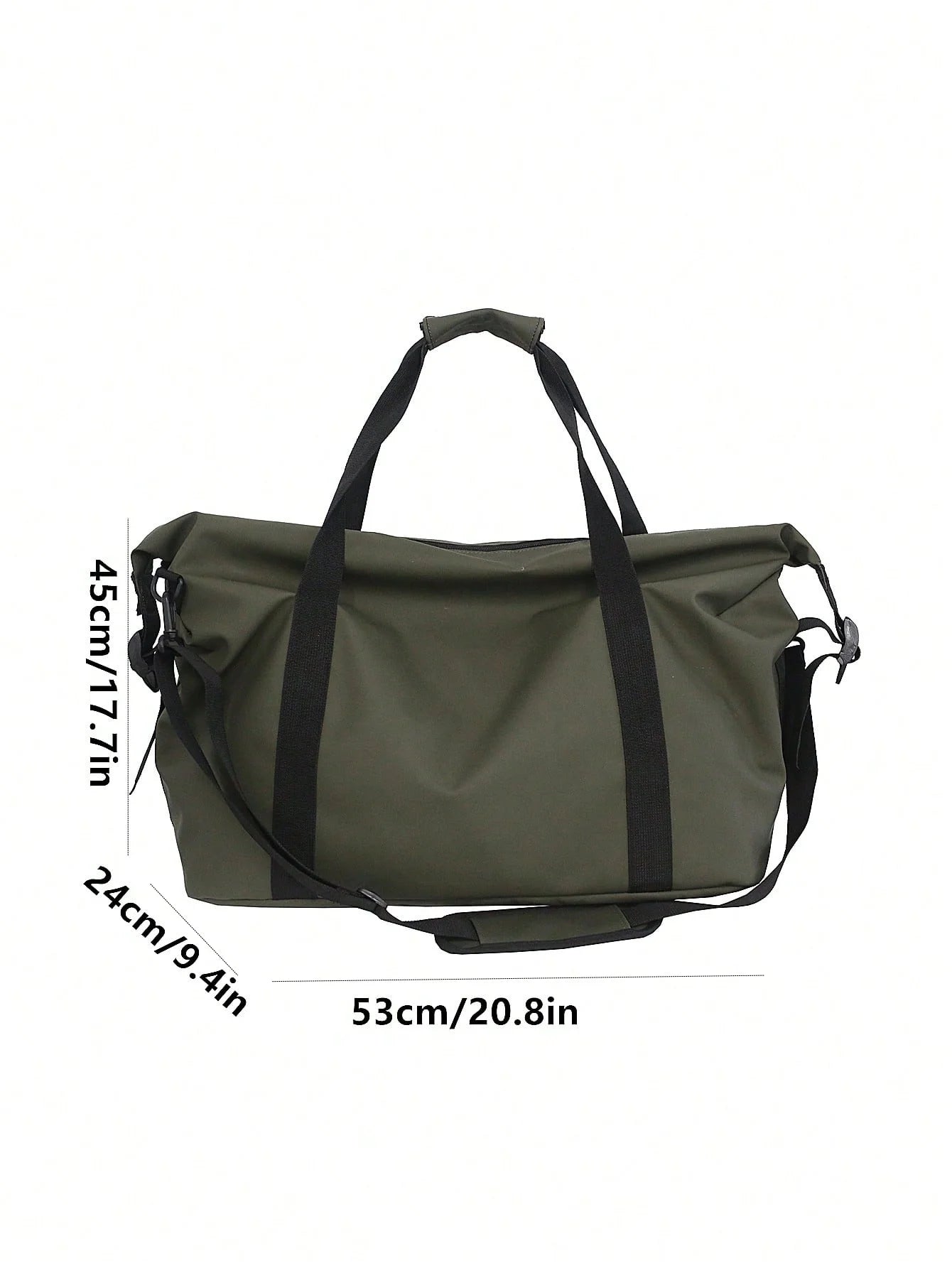 Handheld travel bag, large capacity sports and fitness bag, lightweight storage luggage bag, one shoulder crossbody travel bag