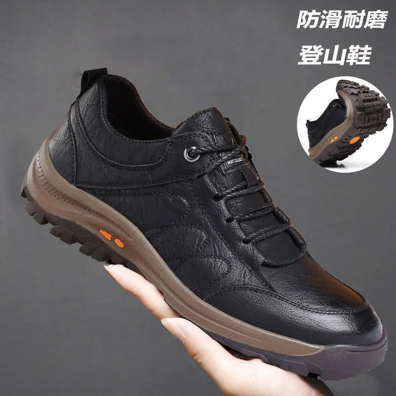 Men's Outdoor Leisure Shoes Mountaineering Fashion Sports Shoes Anti Slip Lightweight Shoes Comfortable Men Sneakers