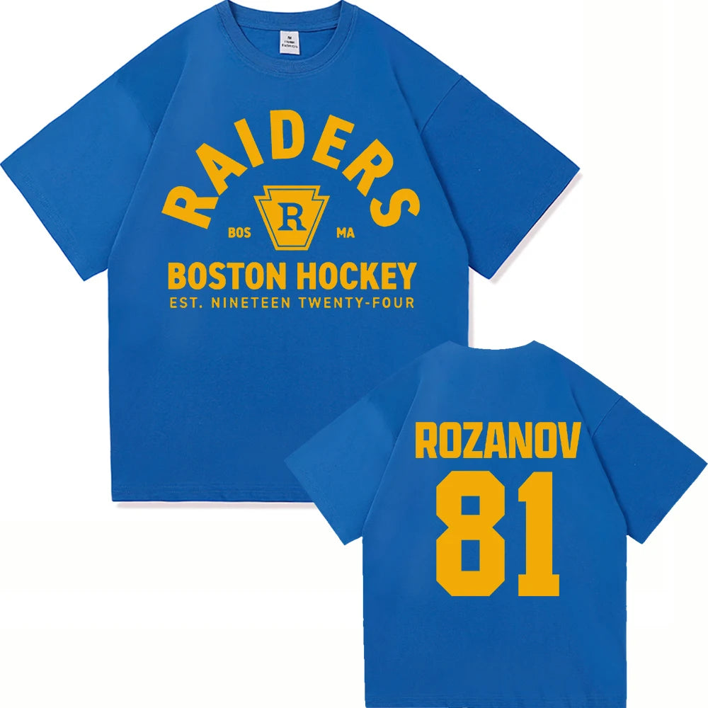 24 Hollander Montreal Voyageurs ClubT Shirt Fashion Men/Women TV Heated Rivalry Ilya Rozanov 81 T-Shirt High Quality Tees Shirts