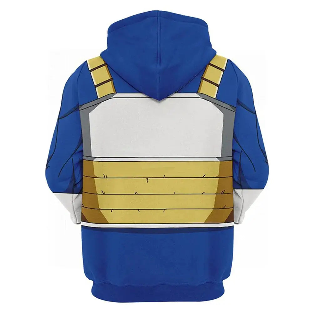 Vegeta IV Cosplay Hoodie 3D Printed Hooded Sweatshirt Men Women Casual Streetwear Pullover BAZAARHUBO