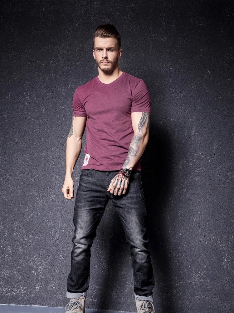 T shirt for men Men Clothing streetwear autumn Y2k T shirts Cotton Oversized T shirt O-neck Short-sleeve Tee Basketball Gym Tops
