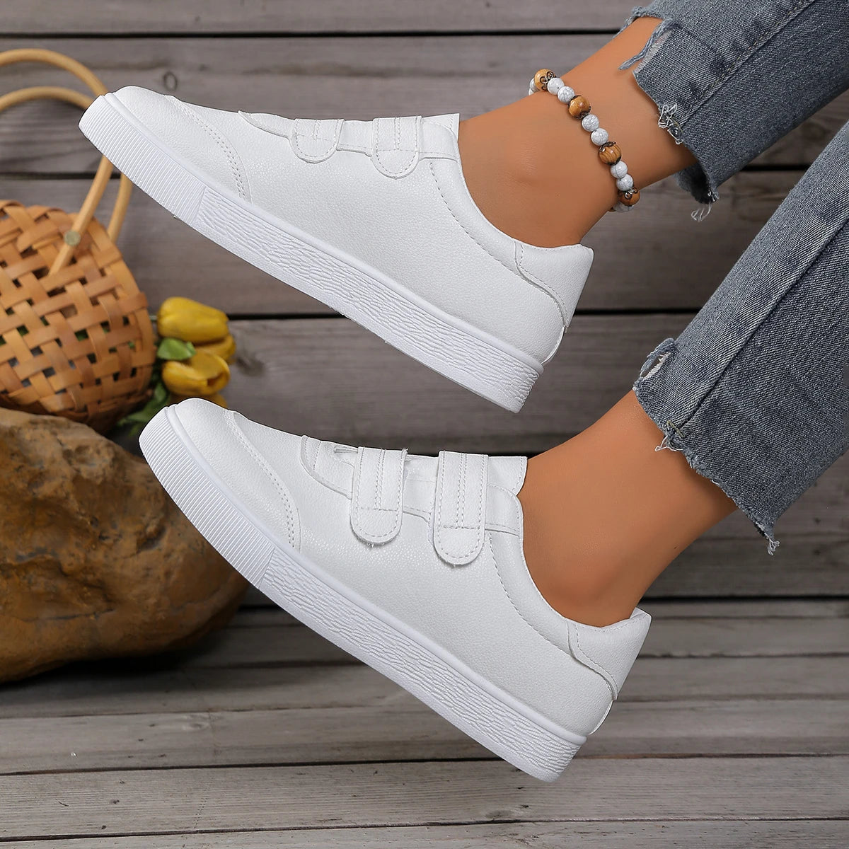 *Spring and Autumn New Elegant Thick soled Sports Leisure Shoes Fashionable Hot Selling Comfortable Running Flat Shoes for Women