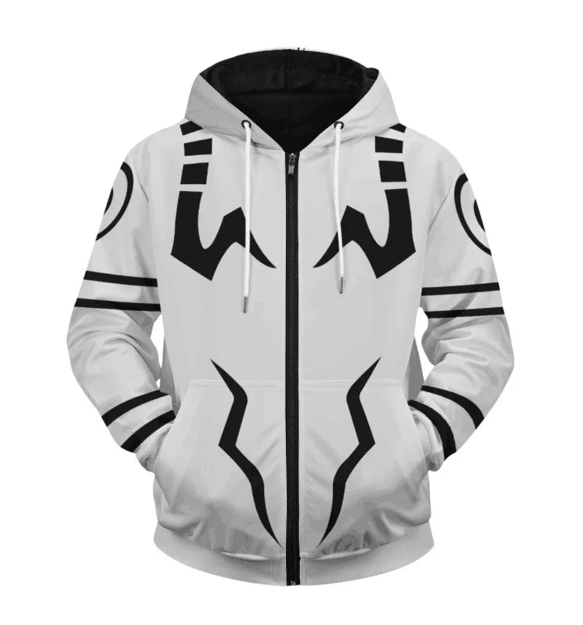 New Anime Jujutsu Kaisen Washed Hoodie 100% Cotton Vintage Printed Long Sleeve Men's Clothing Fashion Casual Hip Hop Sweatshirt