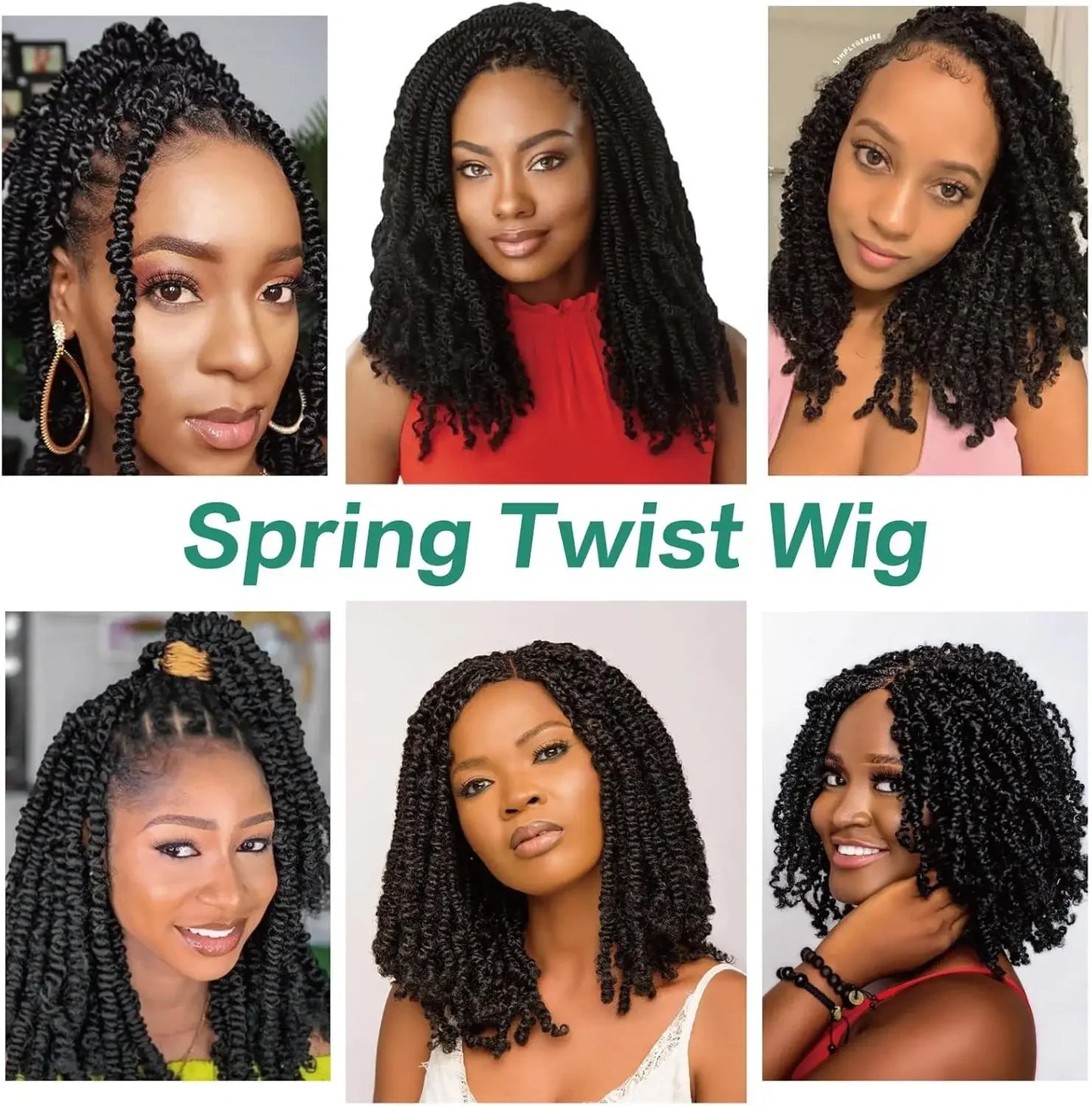 Synthetic Full Lace Front Braid Wig 14inch Curly Faux Locs Black Color Large Parting Space Twist Dreadlock Wigs for Black Women