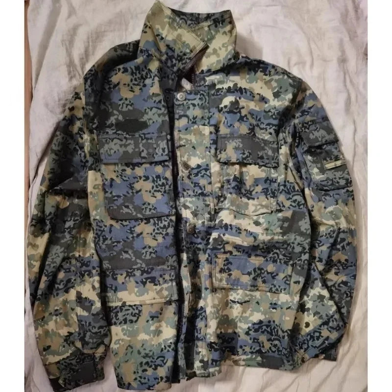 Tops Trousers Set Austrian TAZ Neu Camouflage Field Jacket Pants Tarnanzug Clothing Chinese Type 07 Universal Camo Spring Suit