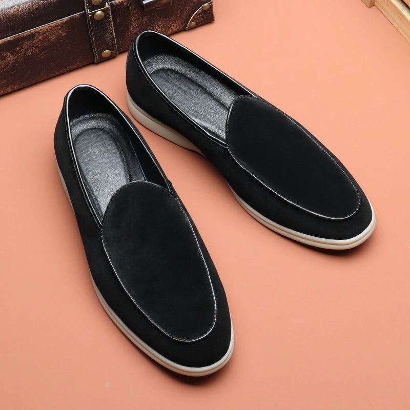 Fashion Men's Casual Shoes Men Horsebit Loafers Moccasins Mens Party Wedding Shoe Light Comfortable Driving Flats
