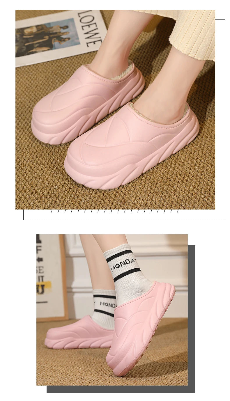 Winter Plush Slippers Unisex Unisex Home Sandals Women Orginal Indoor Flat Shoes Soft Men Fashion High Quality Non Slip Bedroom