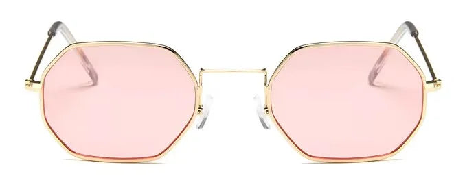 Clearance Metal Vintage Sunglasses Women  Men Luxury Brand Double Bridge Glasses Women Designer Eyewear Men Oculos De Sol BAZAARHUBO