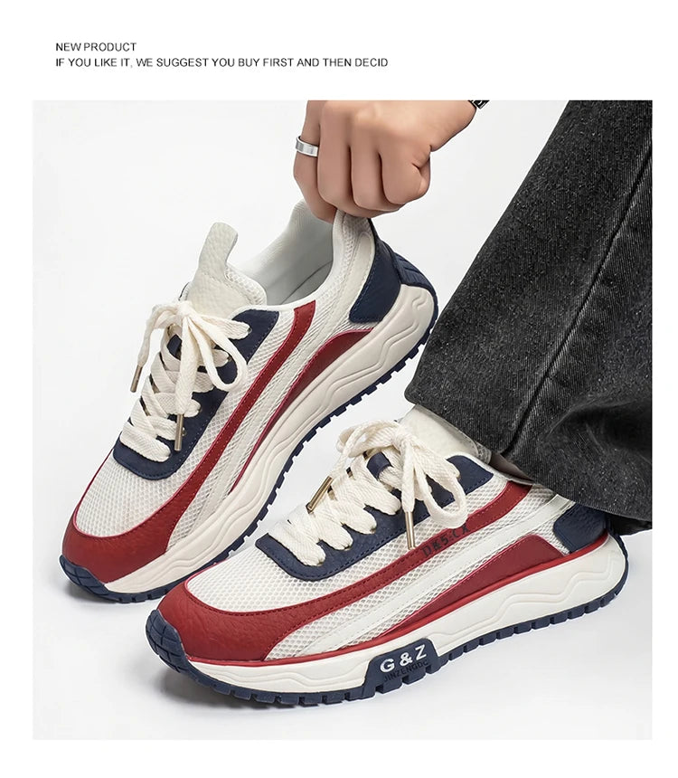 Brand Protection 2026 New Men's Lightweight Non-slip Breathable Wear-resistant Running Sports Fashion Versatile Casual Shoes