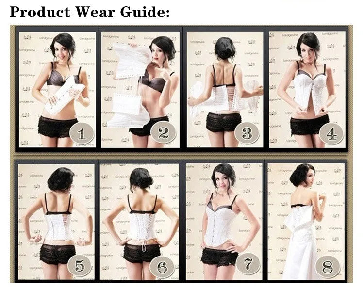 Women Corset Lace Fish Bone Bustier Vest Sexy Mesh Breathable Crop Top White Spaghetti Strap Lace Bra Burlesque Lingerie