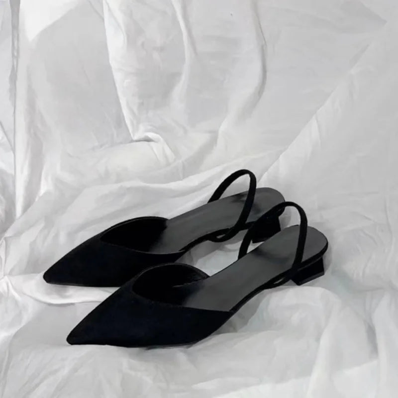 Women's Sandals 2024 Summer Pointed High Heels Women's Fashion Banquet Party High Heels Elegant Women's Shoes with Root