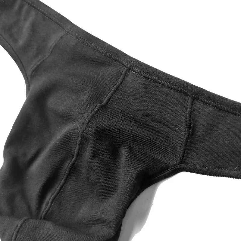 2024 Men Thong G String Low Rise Sexy Bugle Pouch Underwear Sports Fitness Male Tanga Comfortable Cotton Jockstrap Men M-3XL