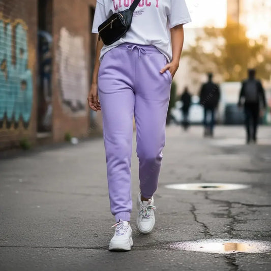 Blank Pants Women Joggers Jogging Pants Fleece Trousers Casual Fashion Spring Autumn Sweatpants Woman Clothing Essential Basics