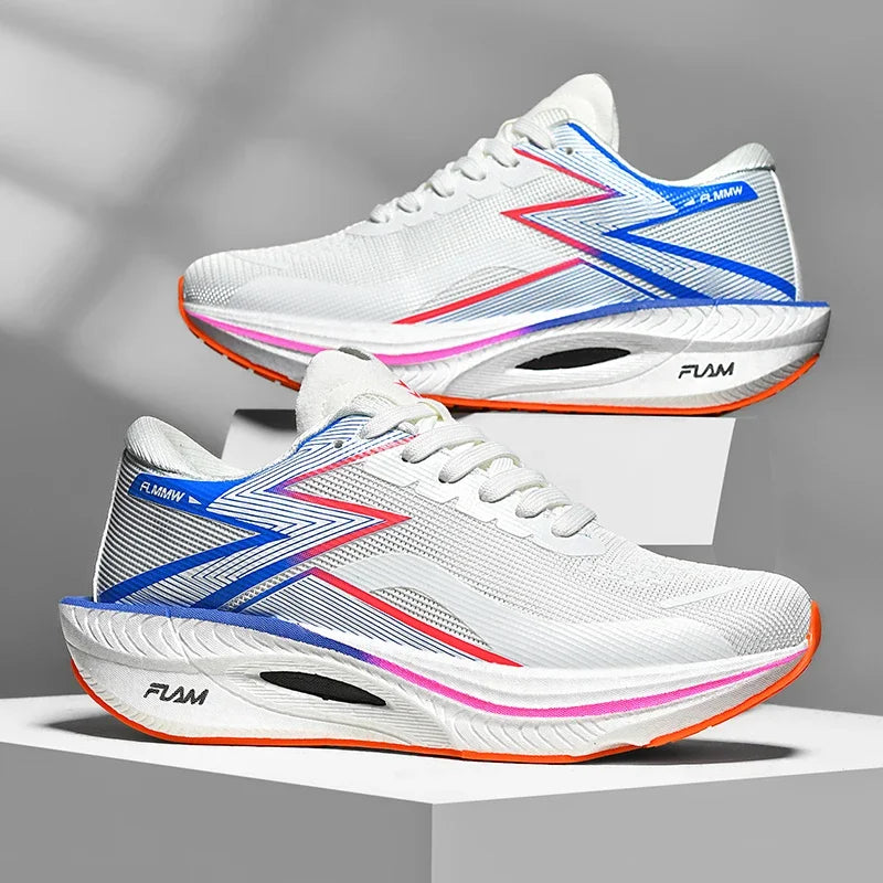 Running Shoes Carbon Board Speciality Marathon Men Sports Breathable Lightweight Women's Comfortable Athletic Nonskid Sneakers
