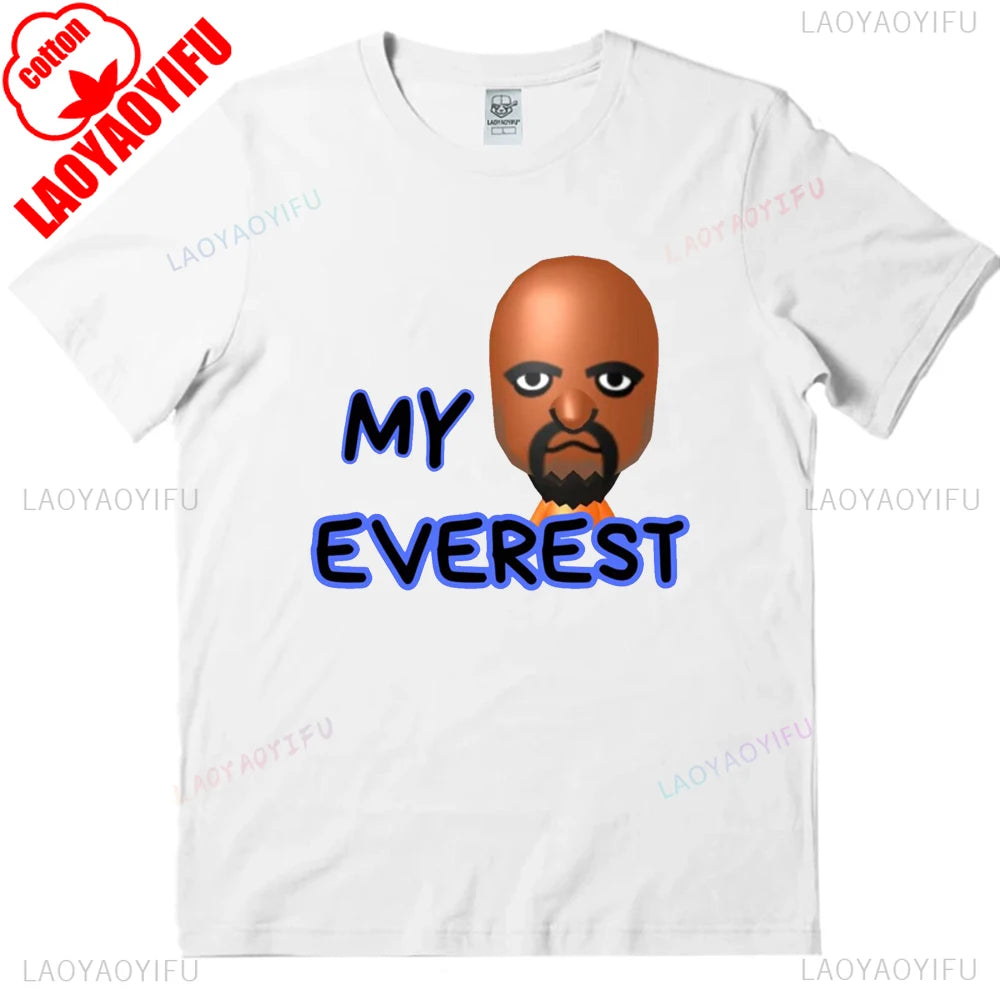 Mii Need A Blunt Retro Shirt Inappropriate Tees Dank Meme Shirt Funny Meme Clothes Round Neck Short-sleeve Simple Style