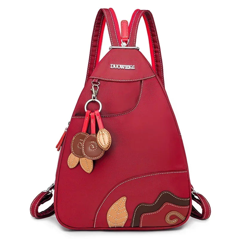 Casual Solid Nylon Designer Style Backpacks for Women 2026 High Quality Simple Versatile Commute Hot Trendy Sweet School Bags