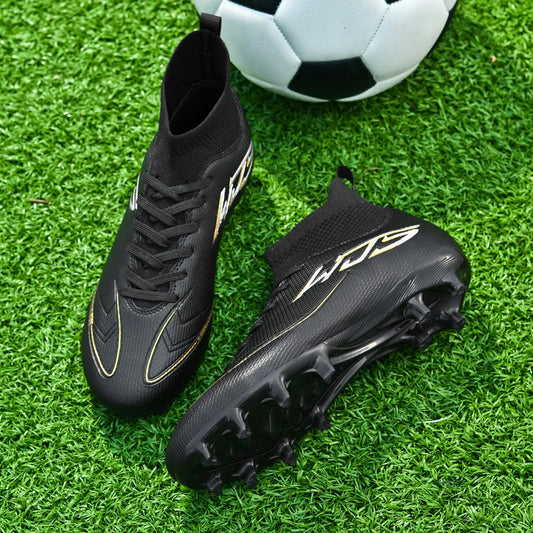 Men's Soccer Shoes Anti-slip FG Football Boots Breathable Outdoor Grass Soccer Boot Low-Top Non-Slip Sports Soccer Sneakers