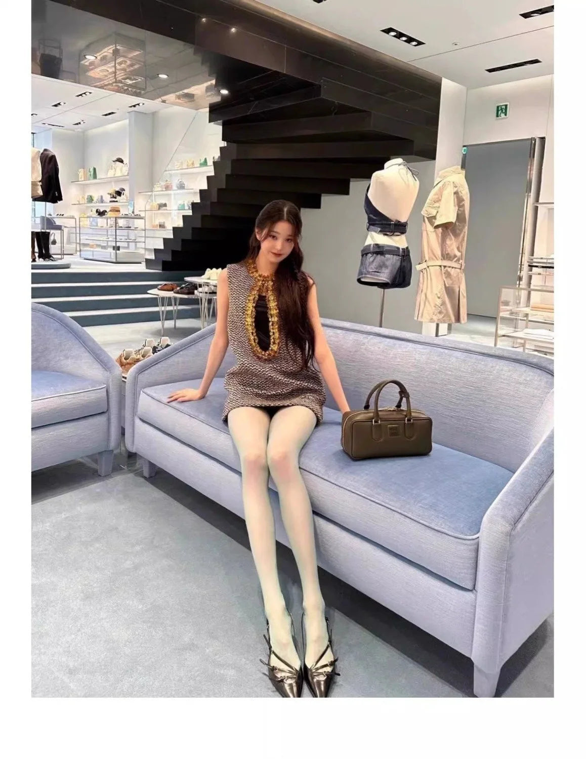 2024 Summer New High Heels, Women's Sexy Hollow Black Silk Pointed One-line Buckle Skinny Heel Sandals, Women's Shoes