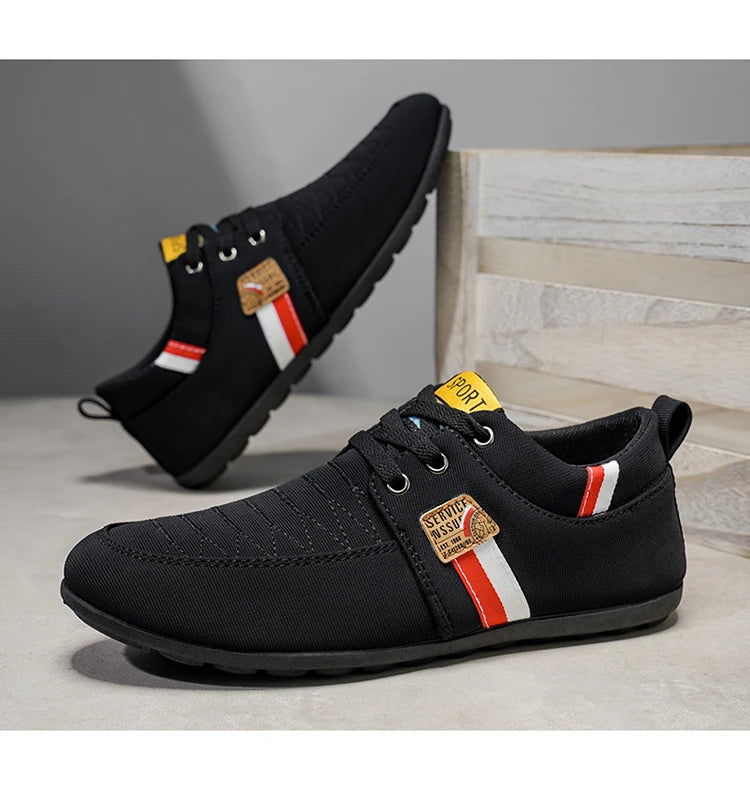 Men's Shoes New Style 2026 Spring and Autumn Flat Lightweight Sports Fashion Versatile Soft-Soled Casual Shoes Men's Simple Breathable Men's Shoes