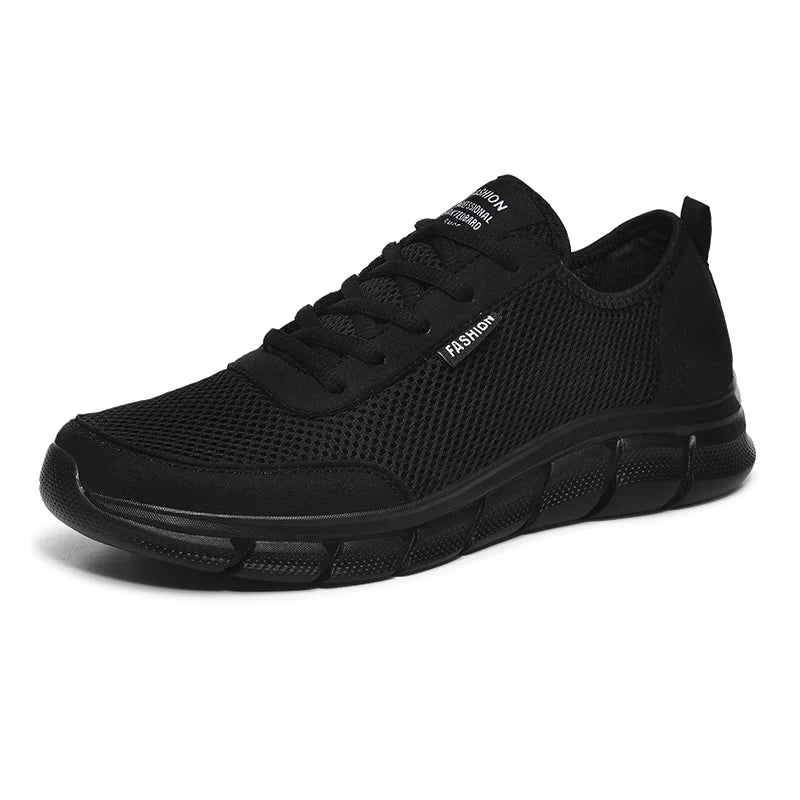 MAEDEF New Sneakers Men's Breathable Mesh Lightweight Casual Walking Man Shoes Big Size 39-48 Comfortable Black Sneakers for Men